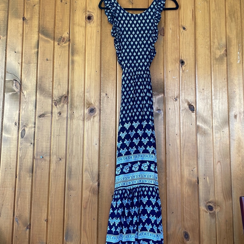 Sadie & Sage Pinafore Style Maxi Dress